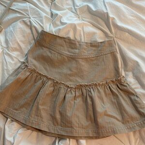 Free people denim skirt